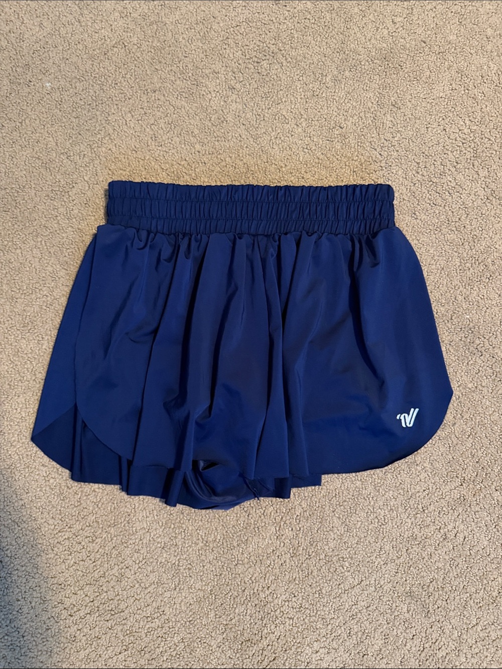 Varsity Navy Blue Athletic Skirt